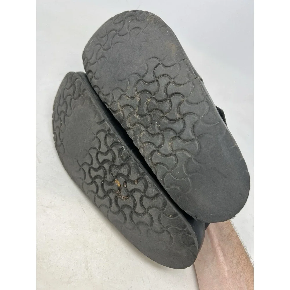 Birkenstock London Oiled Clogs Shoes Men's 44 EU (US 11-11.5) Black Leather